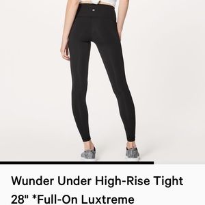 BMWT Lululemon Wonder under leggings!